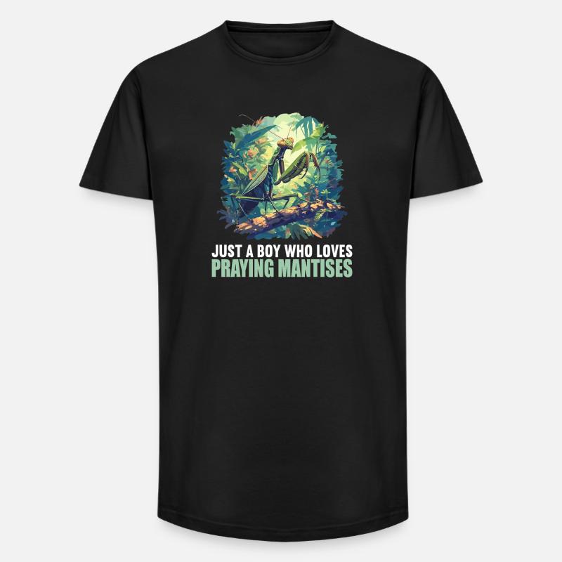Gottesanbeterinnen Gottesanbeterin - Long Fit Männer T-Shirt - Schwarz