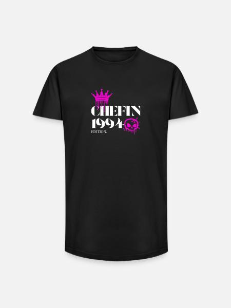 Édition Chefin 1994 Powerfrau 31 ans - T-shirt coupe longue homme - noir