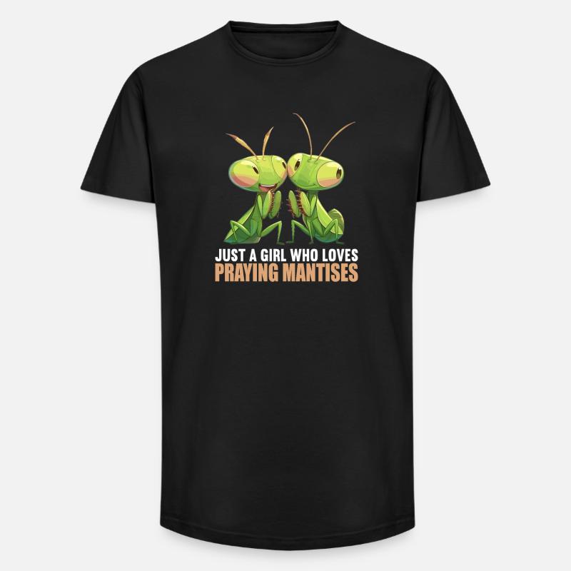 Gottesanbeterinnen Gottesanbeterin - Long Fit Männer T-Shirt - Schwarz