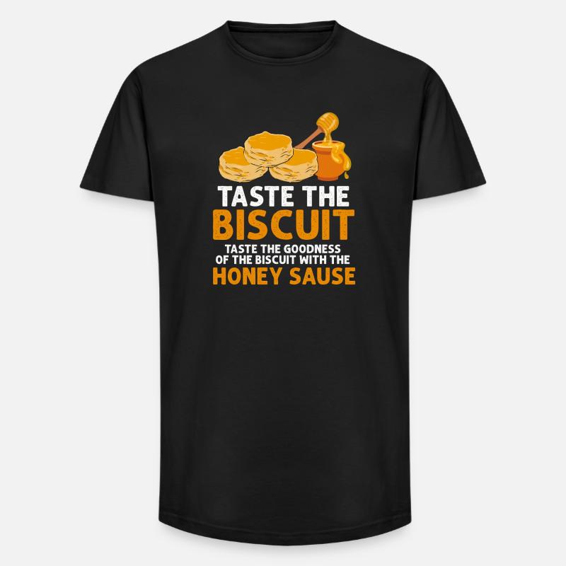Biscuit Honey Sizzle Tee - Long Fit Männer T-Shirt - Schwarz