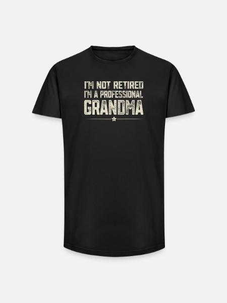Professional granny - Long Fit Men's T-Shirt - black