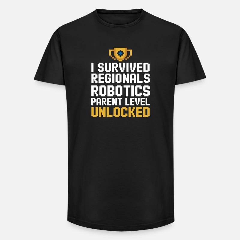 Roboterteam-elterngeschenk - Long Fit Männer T-Shirt - Schwarz