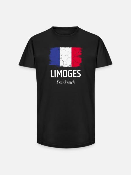 Limoges - Long Fit Men's T-Shirt - black