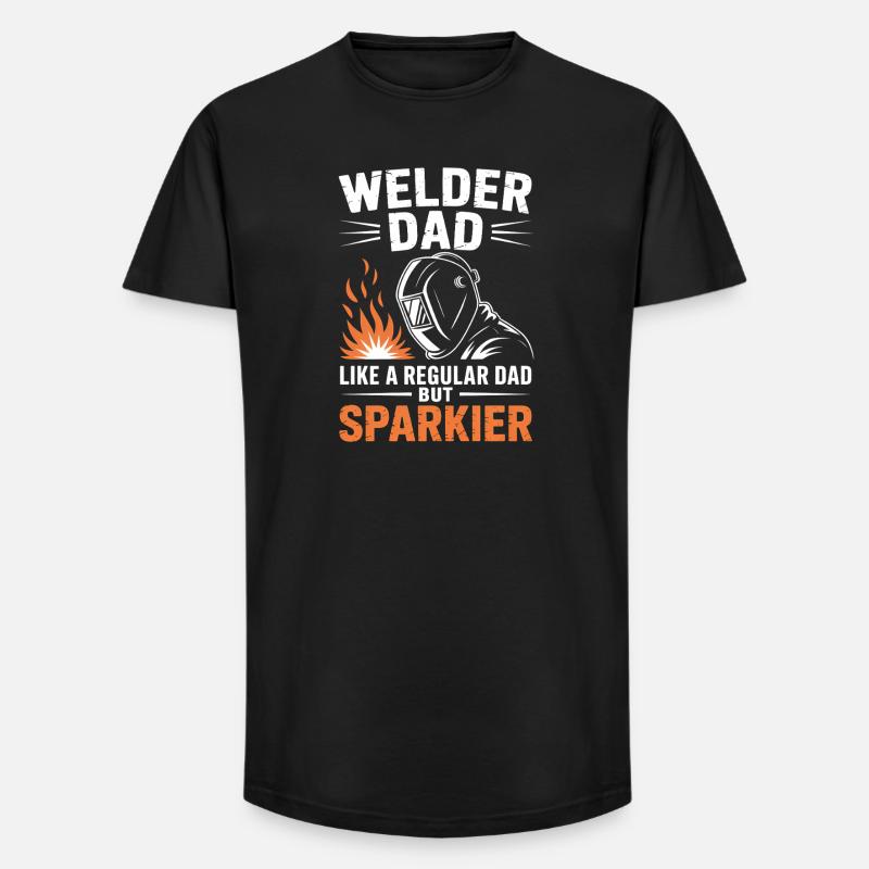 Schweißer Spruch Beruf Lustiges Schweißer Geschenk - Long Fit Männer T-Shirt - Schwarz