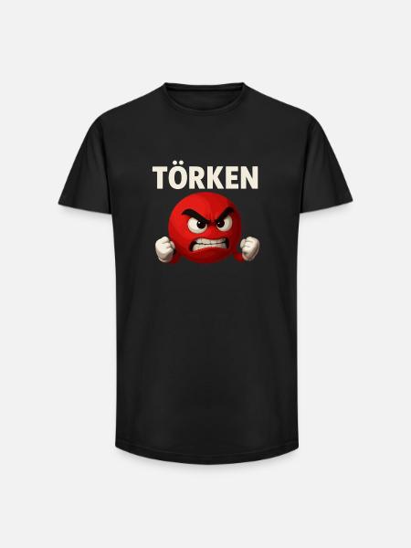 Lustiger Spruch Törken Cartoon Witzig Türkei Meme - Long Fit Männer T-Shirt - Schwarz