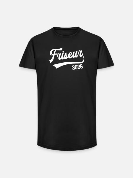 Hairdresser 2026 Apprenticeship Examination Master Trainee - Long Fit Men's T-Shirt - black