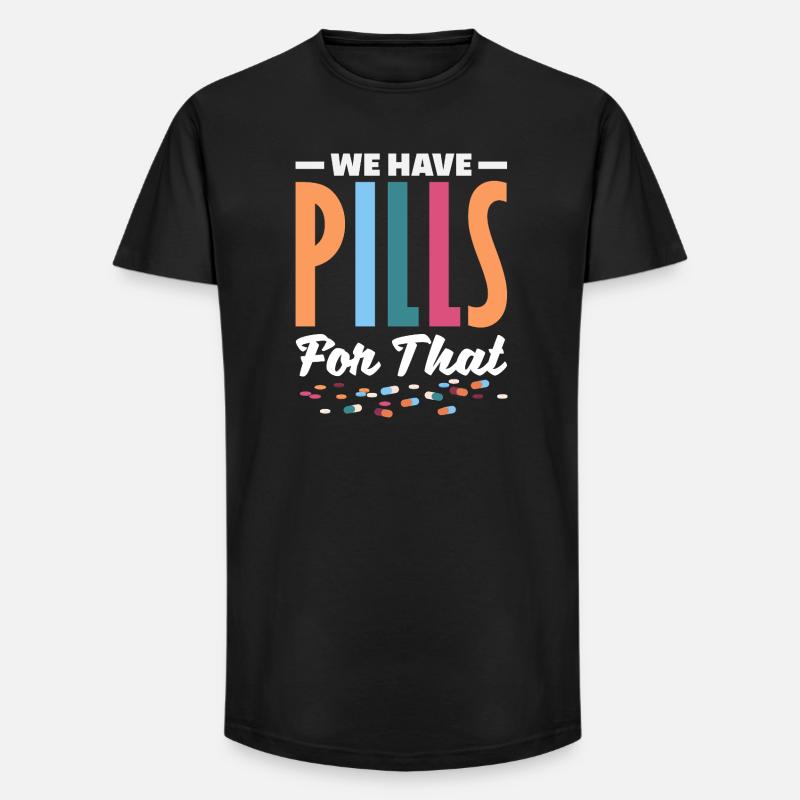 Apotheker Pharmazeutisch-technischer - Long Fit Männer T-Shirt - Schwarz