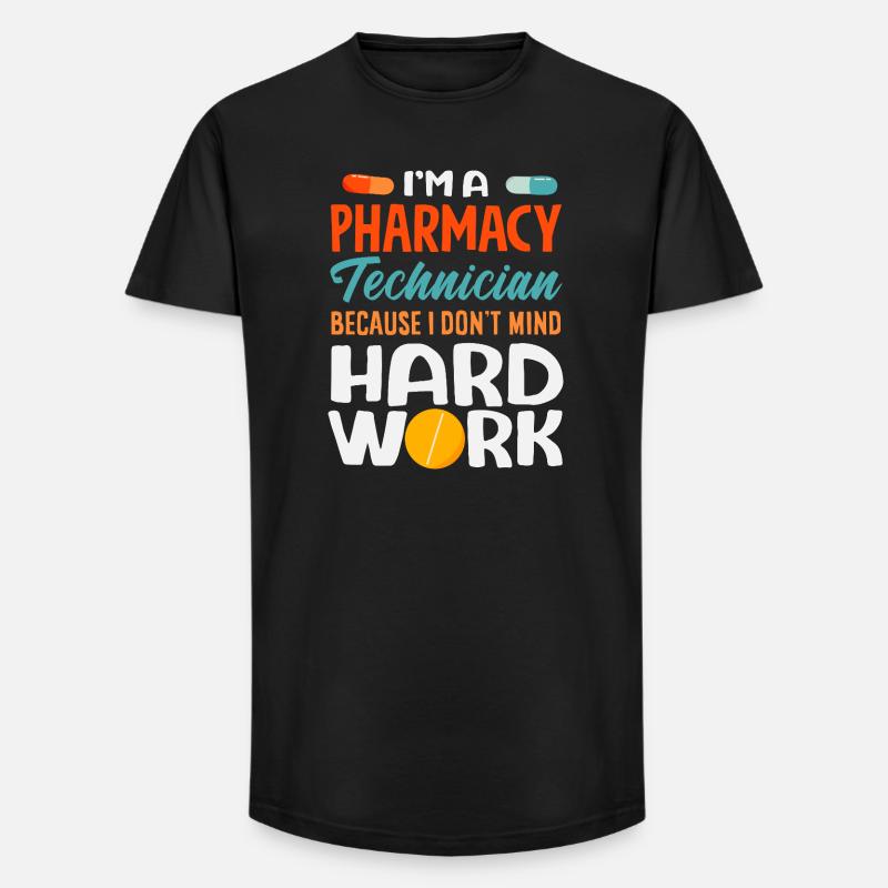 Apotheker Pharmazeutisch-technischer - Long Fit Männer T-Shirt - Schwarz