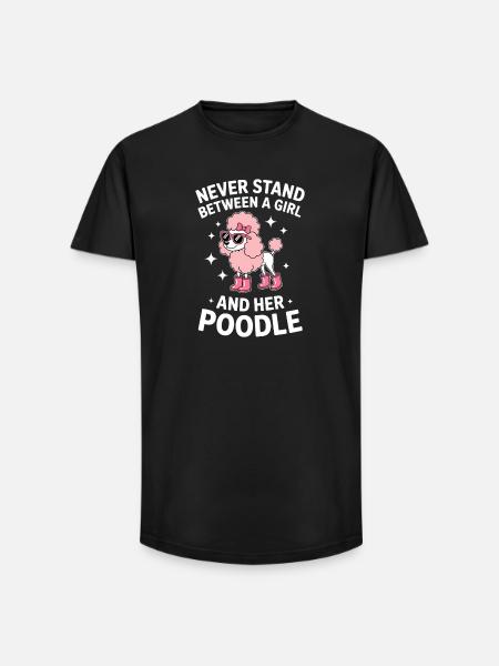 Poodle Sayings Funny Poodle Gift - Long Fit Men's T-Shirt - black