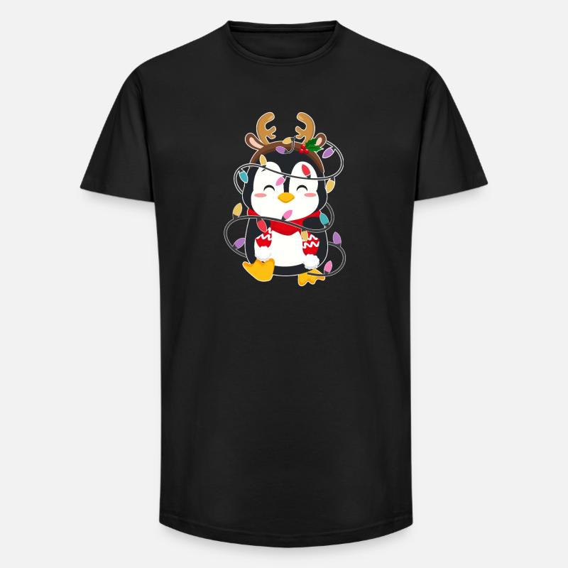 Weihnachten Christmas Geschenke - Long Fit Männer T-Shirt - Schwarz