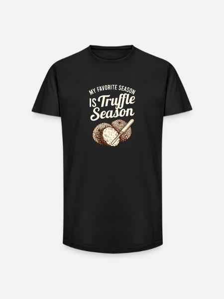 Truffle Design - Long Fit Men's T-Shirt - black