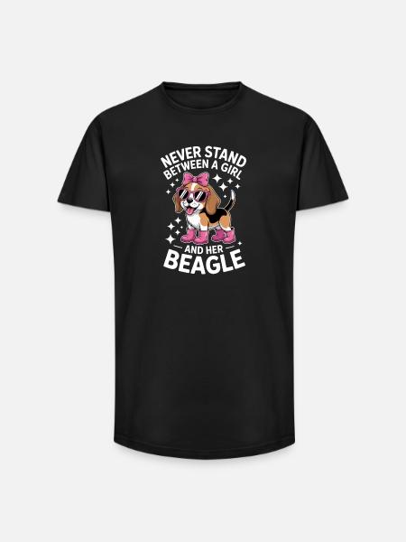 Beagle Sayings Funny Beagle Gift - Long Fit Men's T-Shirt - black