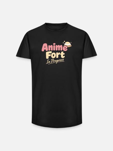 Anime-hausmensch Cuddly Weeb - Long Fit Men's T-Shirt - black