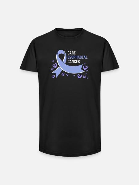 Krebs Speiseröhre Chemo Krebs-Überlebender - Long Fit Männer T-Shirt - Schwarz