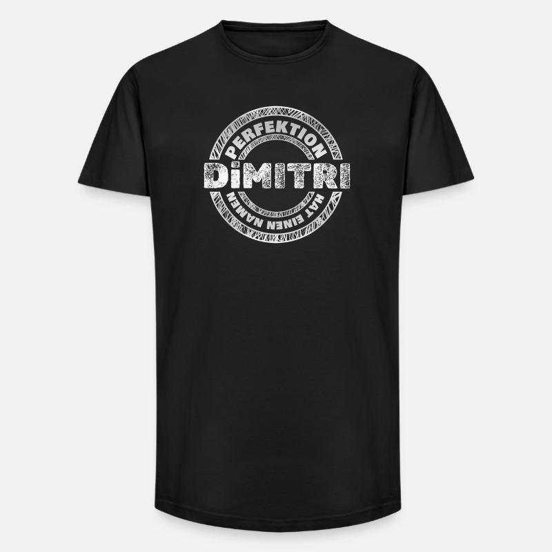 Dimitri as Dimitri - Long Fit Men's T-Shirt - black