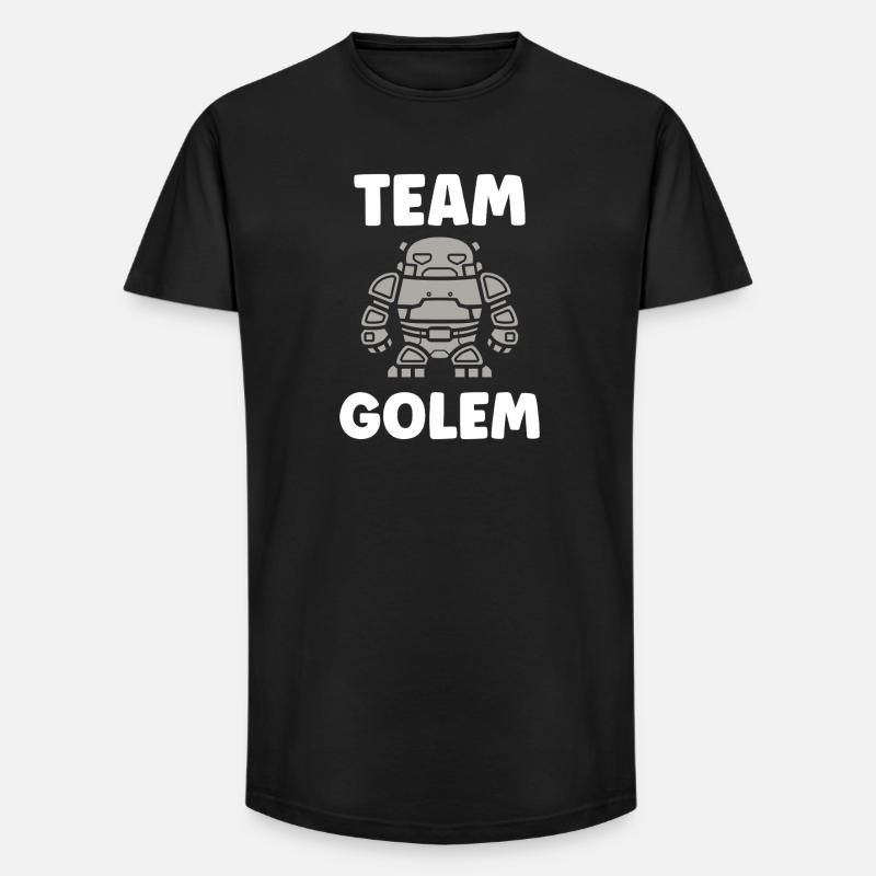 Team Golem - Long Fit Männer T-Shirt - Schwarz