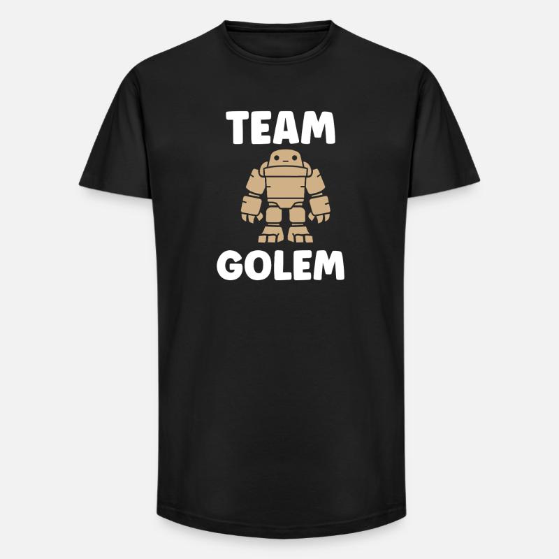 Team Golem - Long Fit Männer T-Shirt - Schwarz