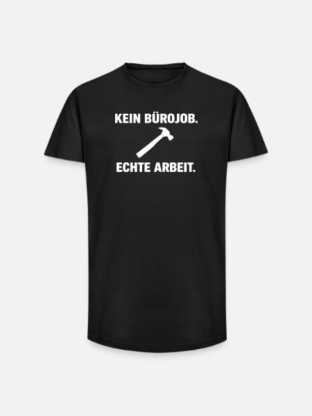 Artisan Shirt – Real Work - Long Fit Men's T-Shirt - black