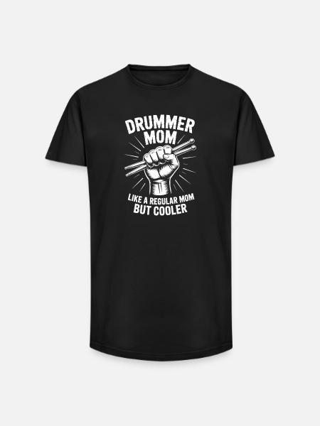 Drummer Saying Funny Drummer Gift - Long Fit Men's T-Shirt - black