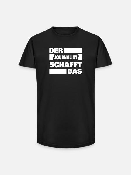journalist - Long Fit Men's T-Shirt - black