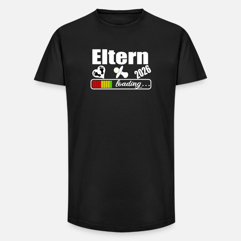 Eltern 2026 - Long Fit Männer T-Shirt - Schwarz