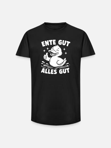 Duck Good All Good - Long Fit Men's T-Shirt - black