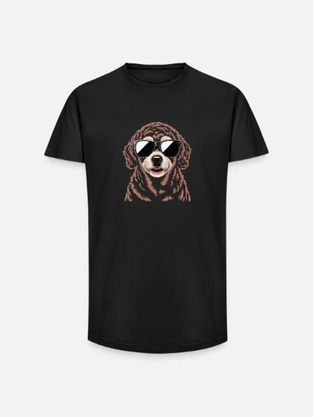 Bergame - T-shirt coupe longue homme - noir