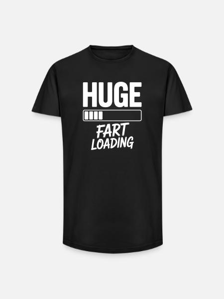 Farting Sayings Fart Funny Farting Gift - Long Fit Men's T-Shirt - black