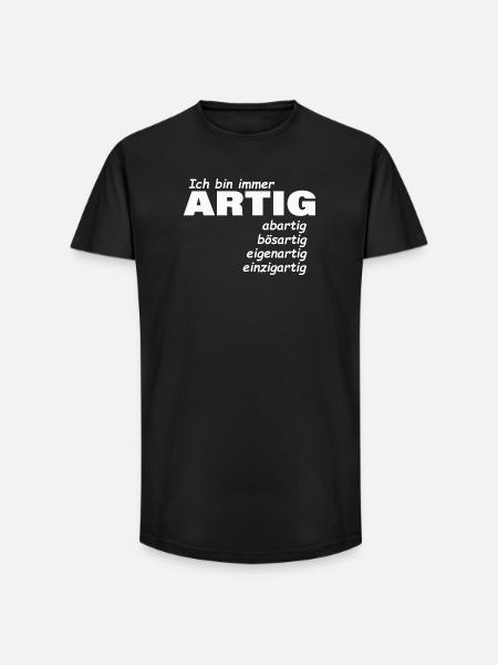good - Long Fit Men's T-Shirt - black