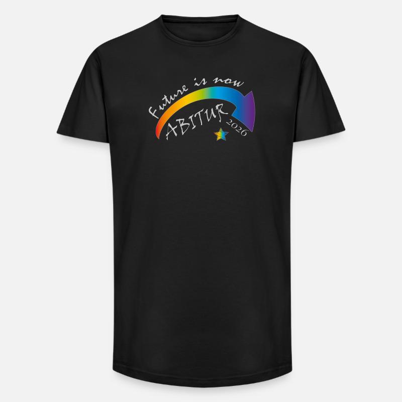Zukunft Jetzt Abitur 2026 - Long Fit Männer T-Shirt - Schwarz