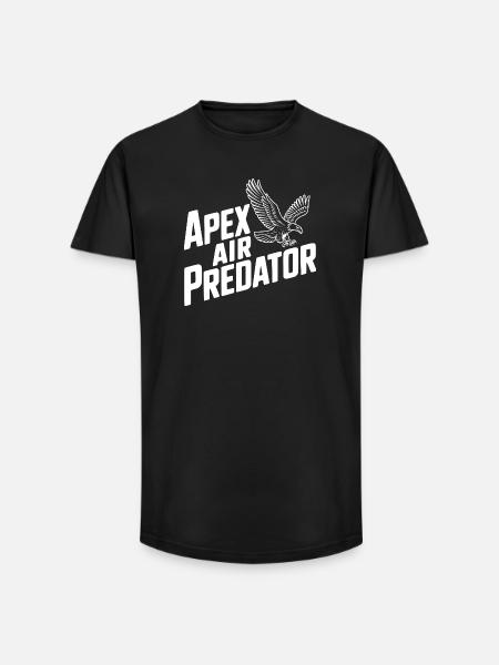 Apex Air Predator - Long Fit Men's T-Shirt - black
