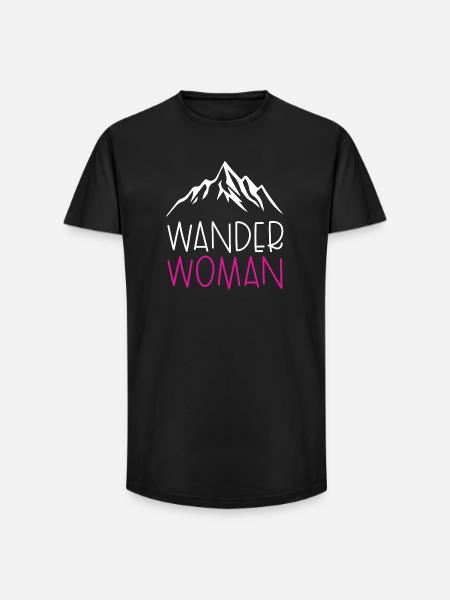 Femme errante - T-shirt coupe longue homme - noir