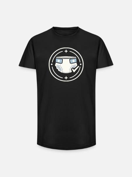Diaper Duty Badge Shirt - Long Fit Men's T-Shirt - black
