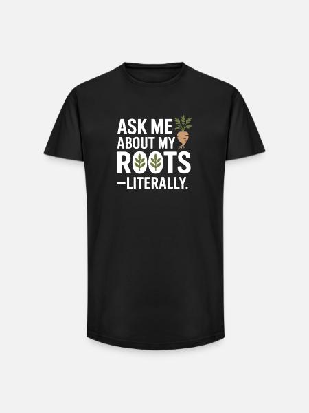 Certified Clinical Botanical Root Expert Apparel  - Long Fit Men's T-Shirt - black