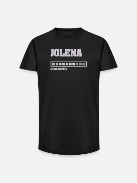 Gift for Jolena - Long Fit Men's T-Shirt - black