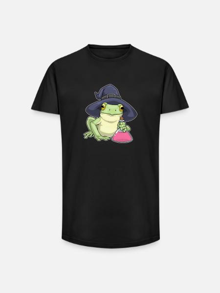 Frog Witch Potion - Long Fit Men's T-Shirt - black
