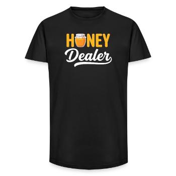 Honey Dealer Beekeeper Honeycomb Beekeeping - Long Fit Men's T-Shirt - black - Front - AI Model Male 185 light (185cm)