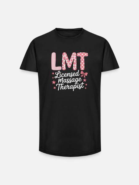 Masseuse Sayings Massage Funny Masseur Gift - Long Fit Men's T-Shirt - black