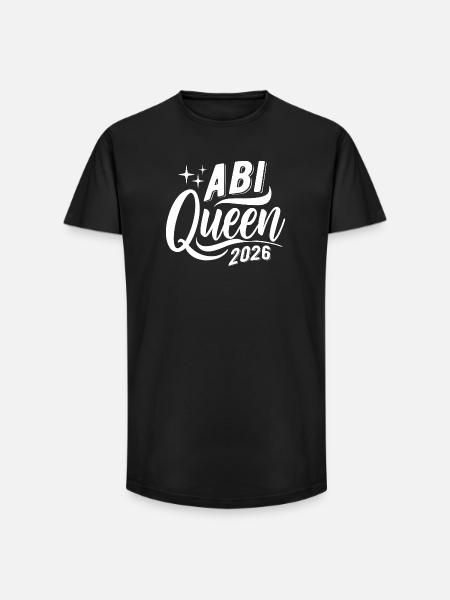 Abi Queen 2026 - Abitur - Spruch - Long Fit Men's T-Shirt - black