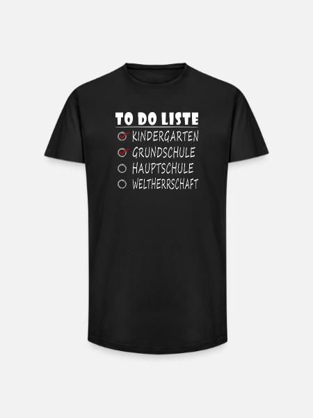 Cadeau d’adieu pour enseignants au secondaire - T-shirt coupe longue homme - noir