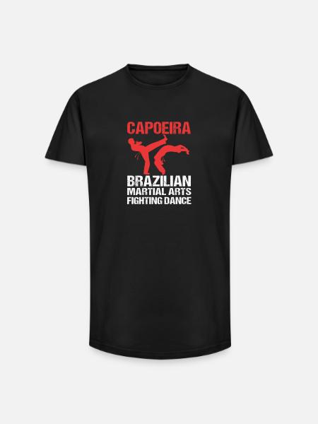 Capoeira - Long Fit Men's T-Shirt - black