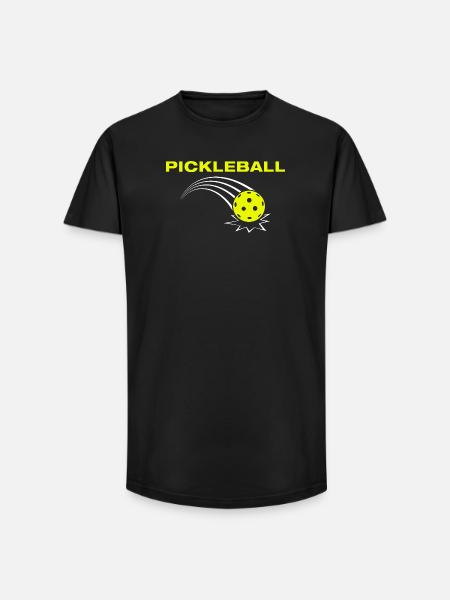 Pickleball funny pickleball player - Long Fit Men's T-Shirt - black
