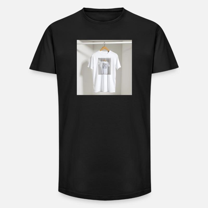 Framed Reflection Tee - Long Fit Men's T-Shirt - black