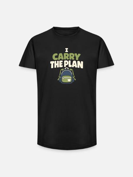 Family Provision Emergency Planner Prepper - Long Fit Men's T-Shirt - black