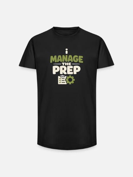 Family Provision Emergency Planner Prepper - Long Fit Men's T-Shirt - black