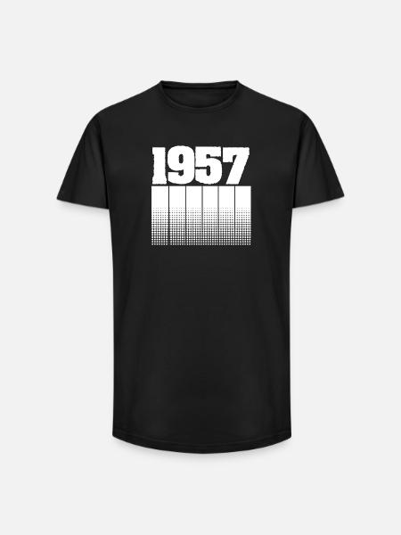 1957 1957 - Long Fit Men's T-Shirt - black
