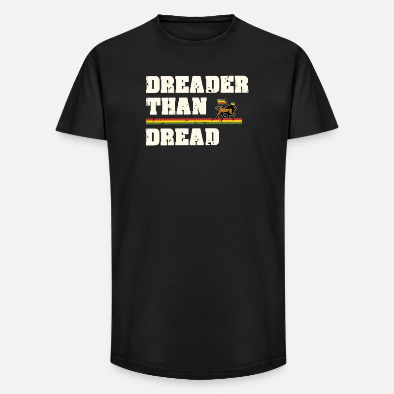 Dreader Than Dread - Long Fit Men's T-Shirt - black