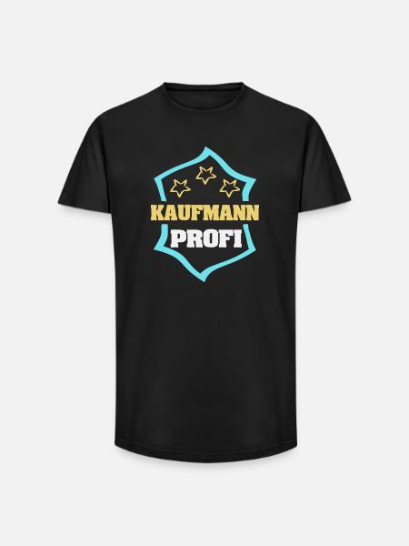 Arbeit Kaufmann - Long Fit Männer T-Shirt - Schwarz