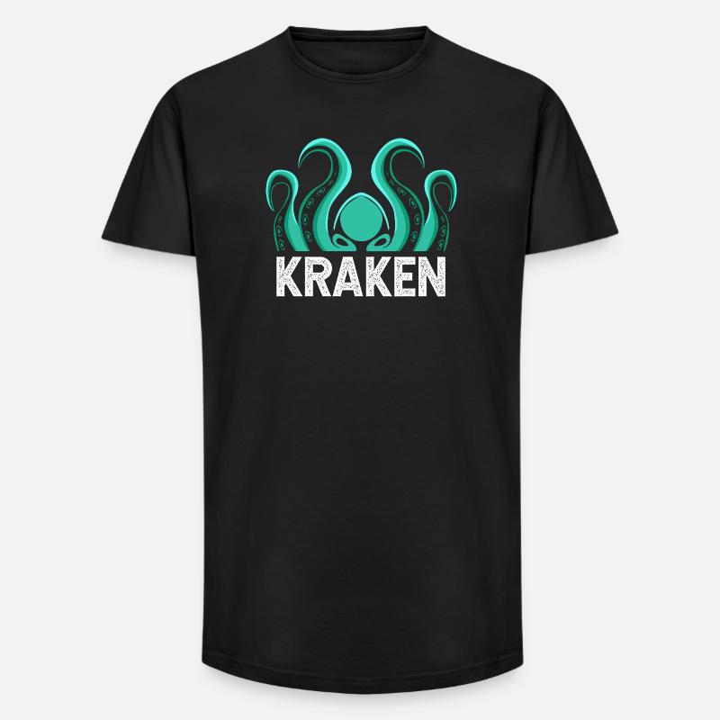 Octopus Octopus Octopus Octopus Octopus - Long Fit Men's T-Shirt - black
