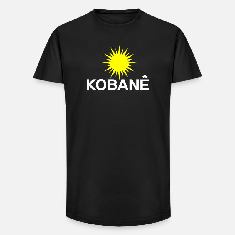 Koabne - Long Fit Männer T-Shirt - Schwarz